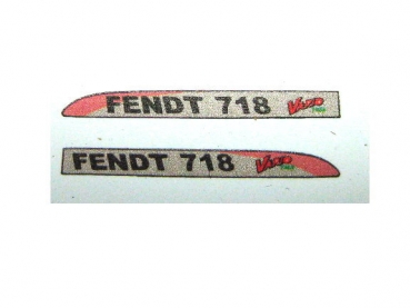 Fendt Typenbeschriftung "718 Vario TMS"
